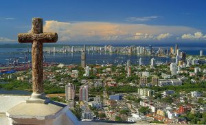 Vista de Cartagena de Indias, donde puedes pasar una buena Semana Santa en Colombia