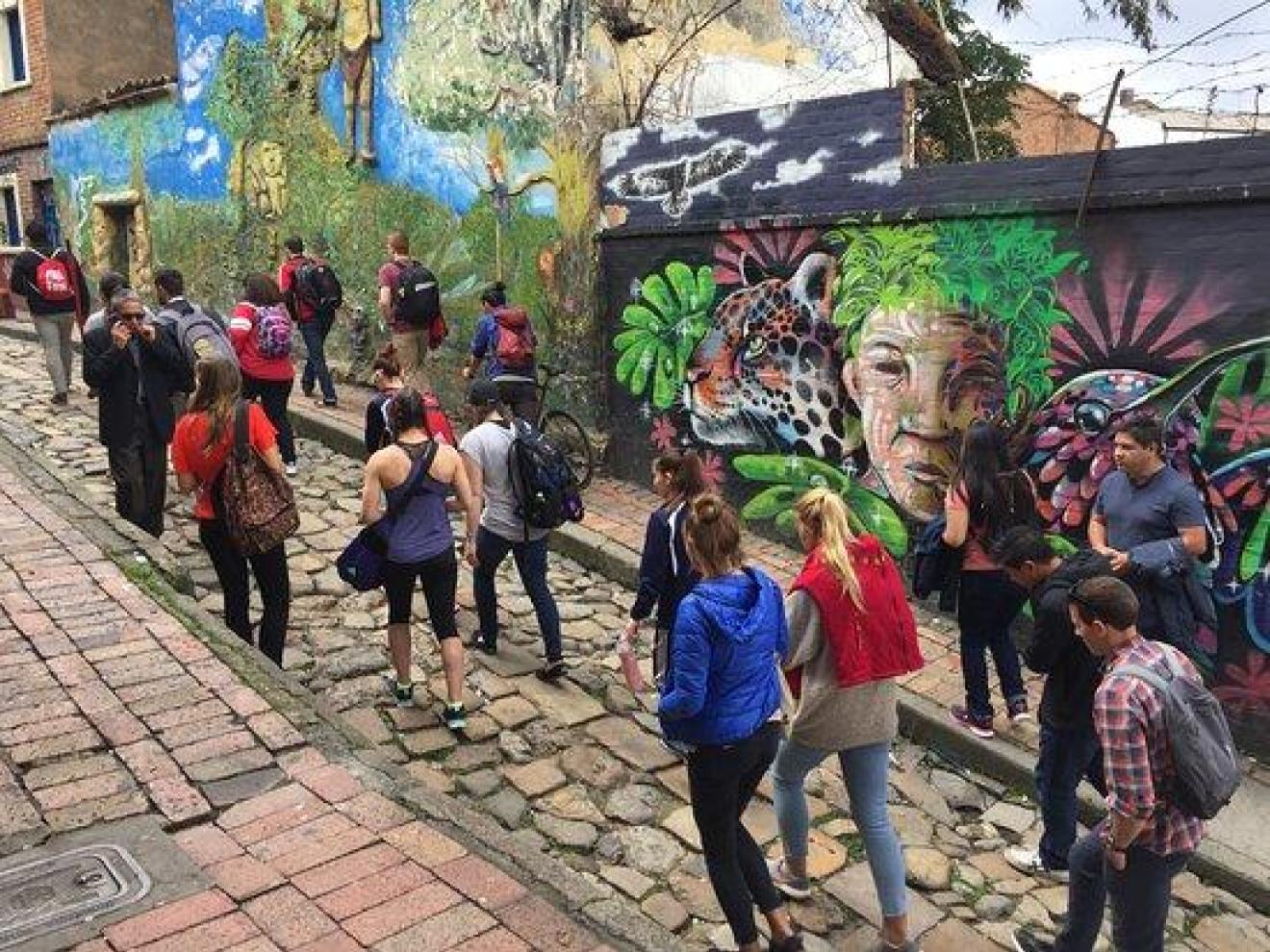 Graffiti tour Bogotá.Foto: colture.co