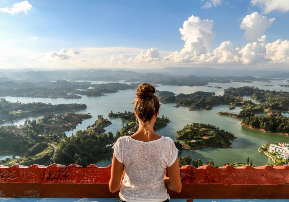 La cima de la Piedra del Peñol - Guatapé, Antioquia