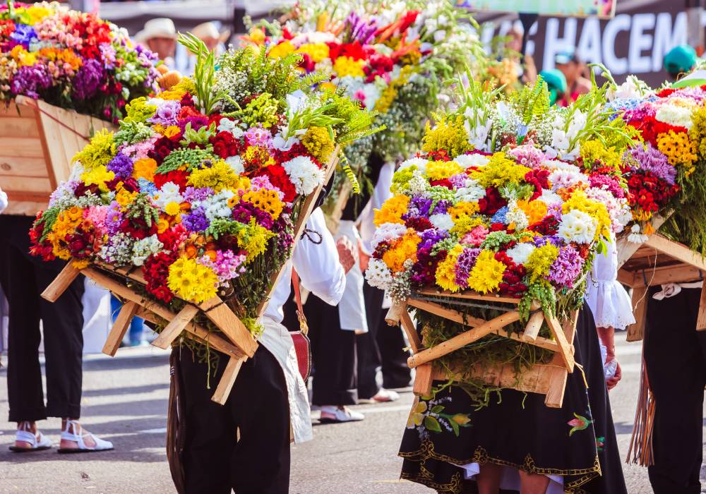 Desfile de Silleteros - Festival de las Flores en Medellín