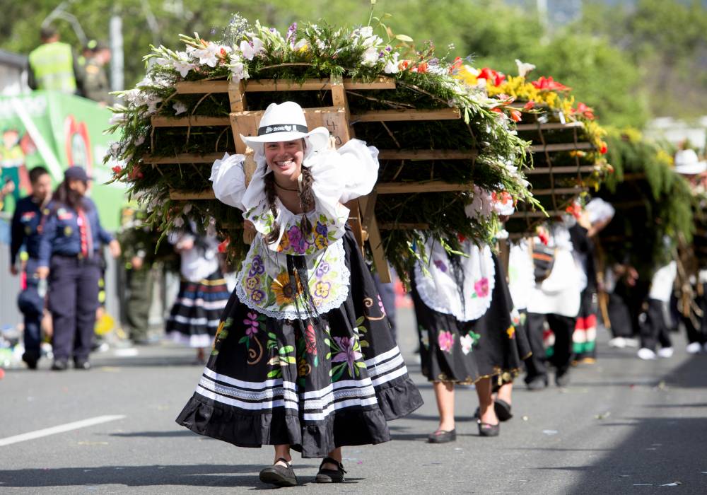 Desfile de Silleteros - Festival de las Flores en Medellín