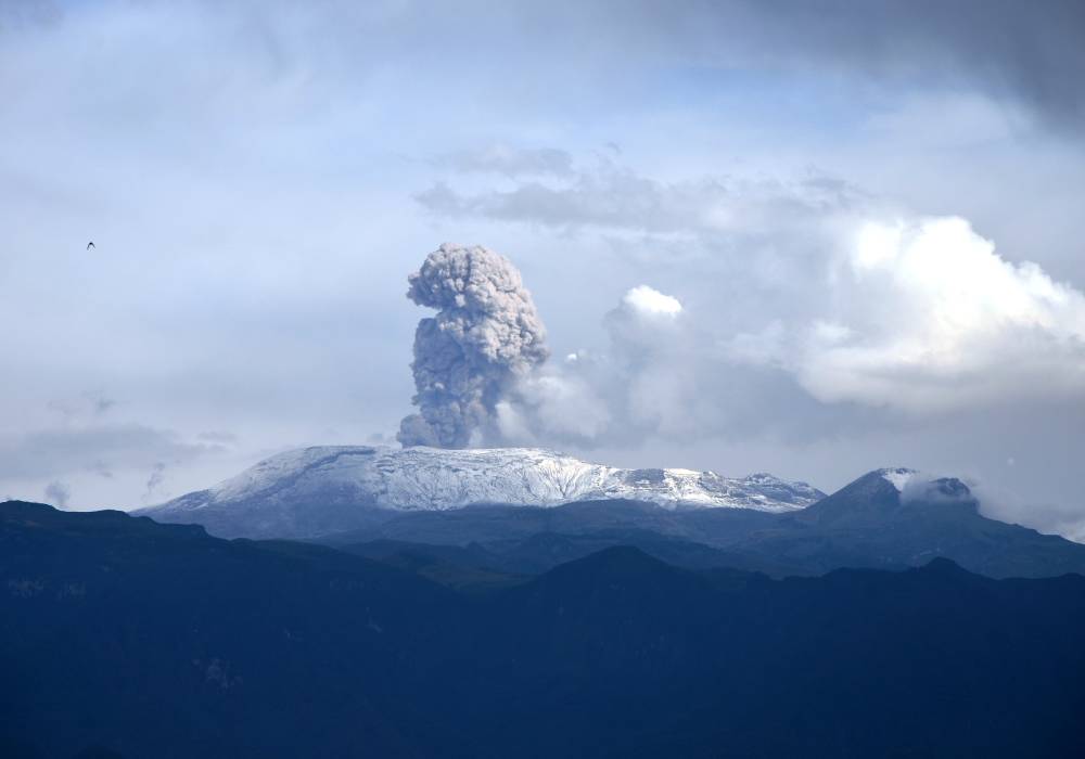 Nevado del Ruiz, cerca a Manizales.