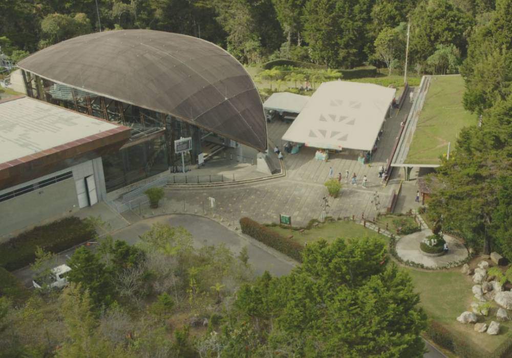 Vista aérea del Parque Arví en Medellín - Empresas de transporte