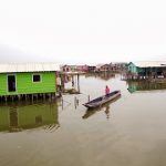 Nueva Venecia, sus casas y calles coloridas.