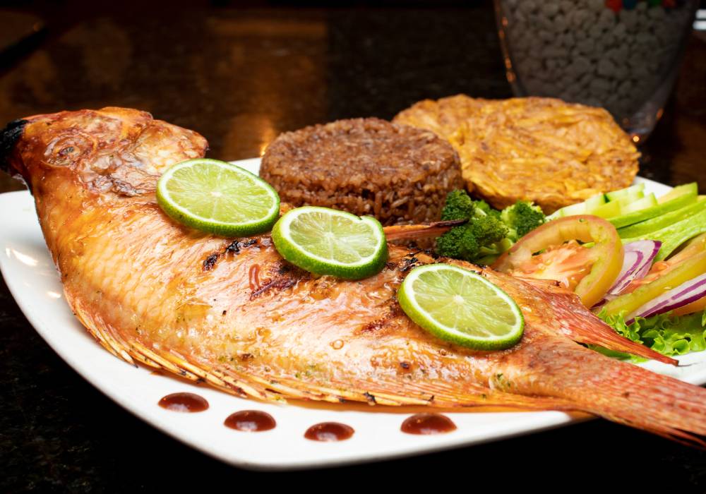 La receta de la Mojarra al horno.